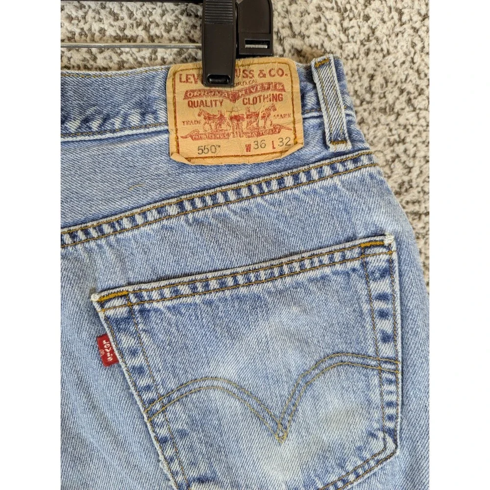 Vintage Levi's 550‎ Relaxed Fit Jeans Denim Pants Mens 36x32 Fits 34x31 Y2K